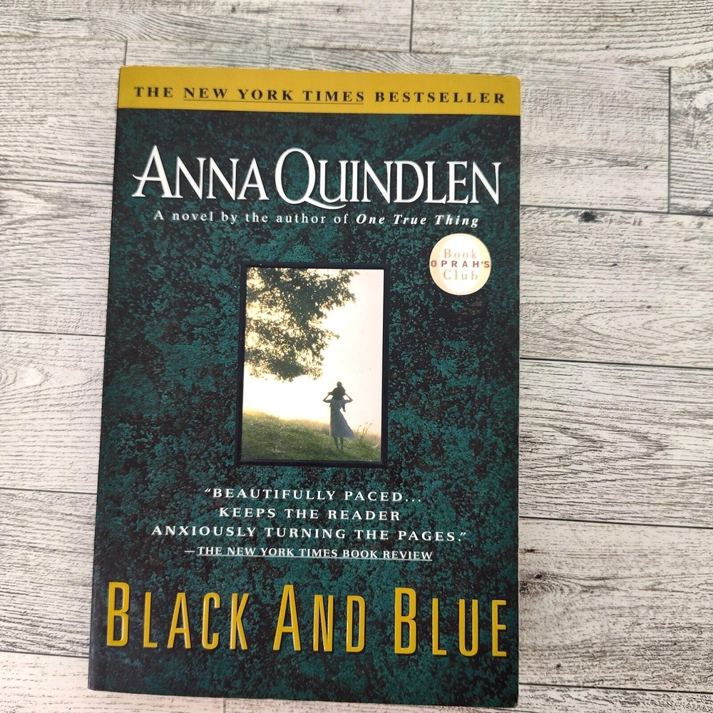 BLACK AND BLUE Anna Quindlen Trade Paperback‎ Oprah's Book Club Novel